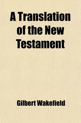 Book cover for A Translation of the New Testament