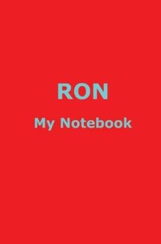 Cover of RON My Notebook
