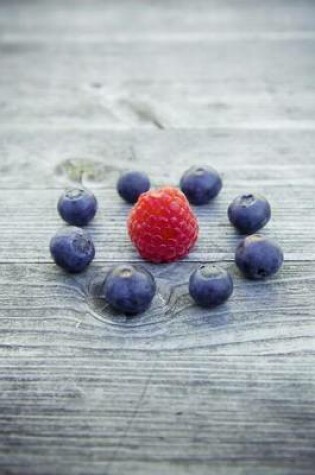 Cover of Blueberries and a Raspberry Fruit Journal