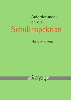 Book cover for Anforderungen an Die Schulinspektion