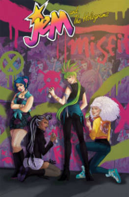 Book cover for Jem And The Holograms, Vol. 2 Viral