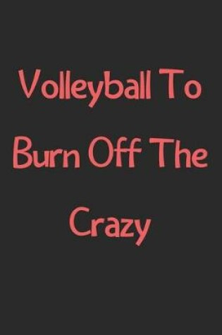 Cover of Volleyball To Burn Off The Crazy