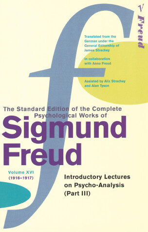 Cover of The Complete Psychological Works of Sigmund Freud Vol. 16