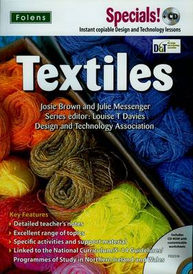Book cover for Secondary Specials! +CD: D&T -Textiles