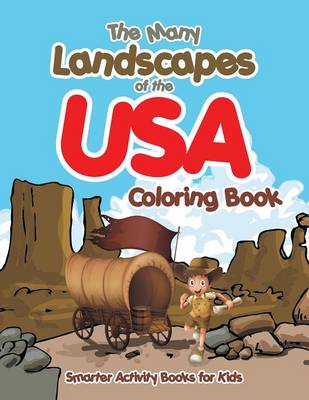 Book cover for The Many Landscapes of the USA Coloring Book