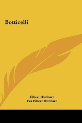 Cover of Botticelli