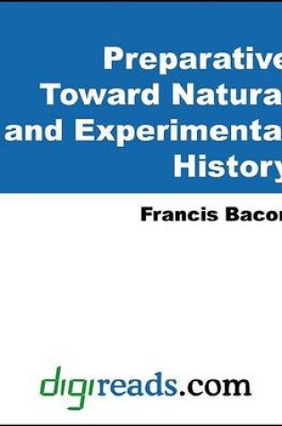 Cover of Preparative Toward Natural and Experimental History