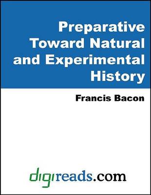 Book cover for Preparative Toward Natural and Experimental History