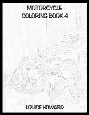 Book cover for Motorcycle Coloring book 4