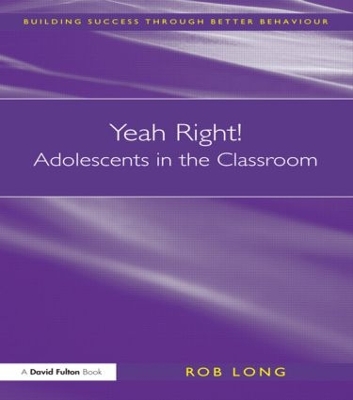 Book cover for Yeah Right! Adolescents in the Classroom