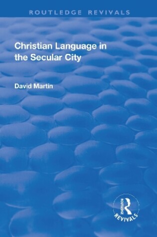 Cover of Christian Language in the Secular City