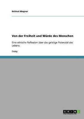 Book cover for Von der Freiheit und Wurde des Menschen