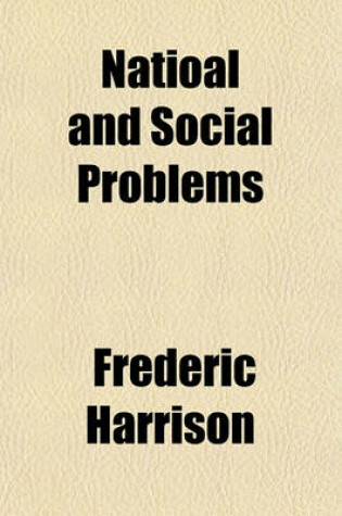 Cover of Natioal and Social Problems