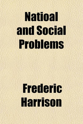 Book cover for Natioal and Social Problems