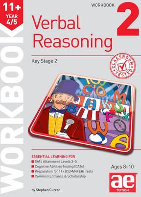 Book cover for 11+ Verbal Reasoning Year 4/5 Workbook 2