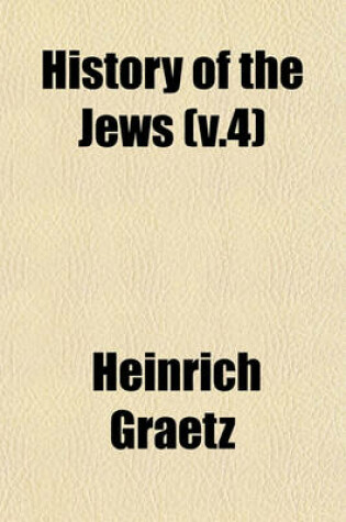 Cover of History of the Jews (V.4)