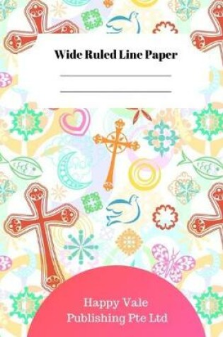 Cover of Cute Christian Theme Wide Ruled Line Paper
