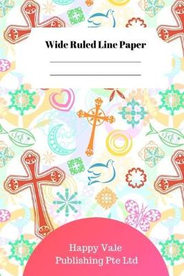 Book cover for Cute Christian Theme Wide Ruled Line Paper