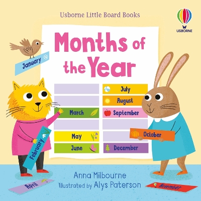 Cover of Little Board Books Months of the Year
