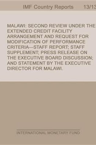 Cover of Malawi: Second Review Under the Extended Credit Facility Arrangement, and Request for Modification of Performance Criteria Staff Report;staff Supplement; Press Release on the Executive Board Discussion; And Statement by the Executive Director for Malawi