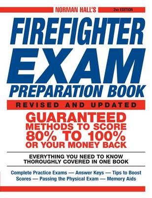 Book cover for Norman Hall's Firefighter Exam Preparation Book