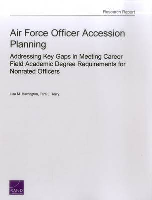 Book cover for Air Force Officer Accession Planning