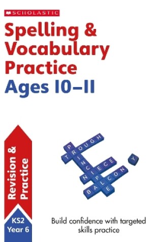 Cover of Spelling and Vocabulary Practice Ages 10-11