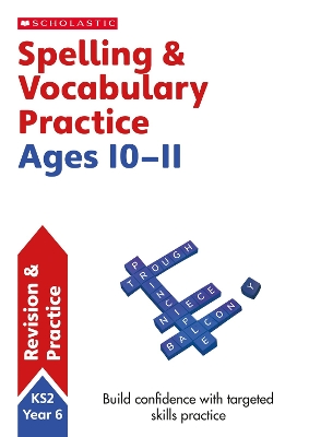 Book cover for Spelling and Vocabulary Practice Ages 10-11