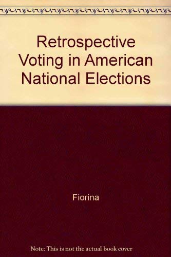 Book cover for Retrospective Voting in American National Elections