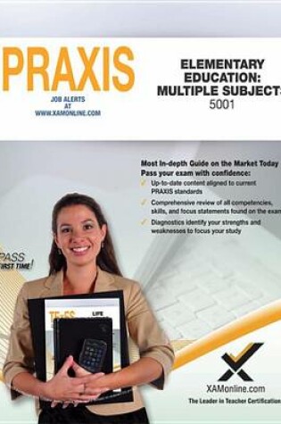 Cover of Praxis Elementary Education: Multiple Subjects 5001