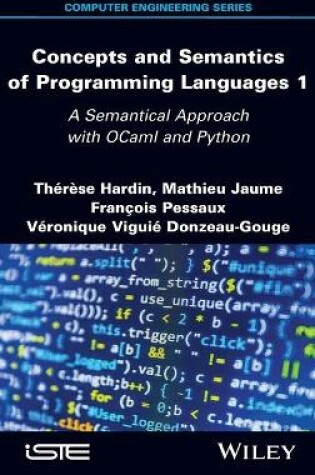 Cover of Concepts and Semantics of Programming Languages 1