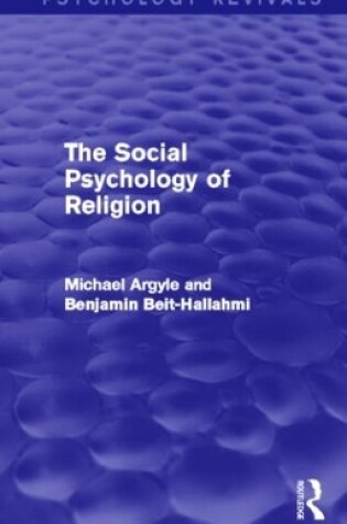 Cover of The Social Psychology of Religion