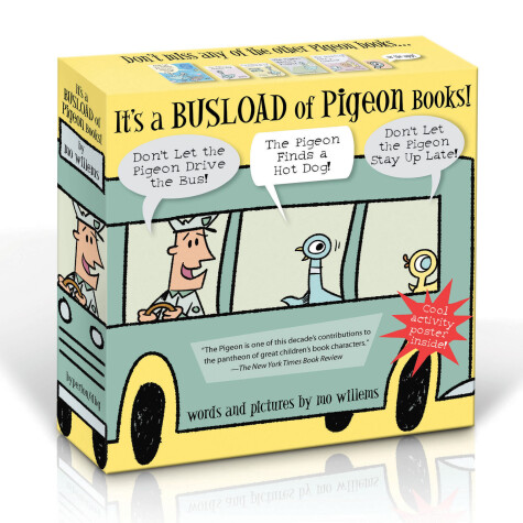 Cover of It's a Busload of Pigeon Books!-NEW ISBN