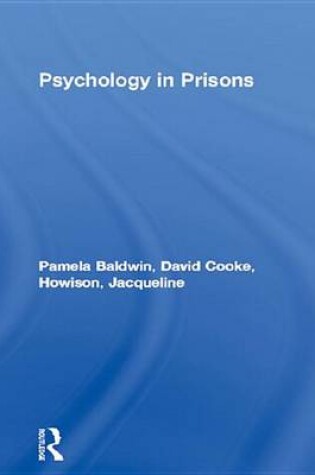 Cover of Psychology in Prisons