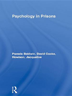 Book cover for Psychology in Prisons