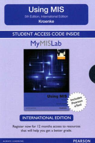 Cover of Student Access Card for Using MIS: Global Edition