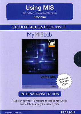 Book cover for Student Access Card for Using MIS: Global Edition