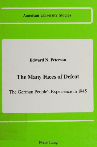 Cover of The Many Faces of Defeat