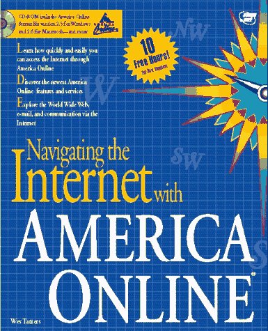 Book cover for Navigating the Internet with America OnLine