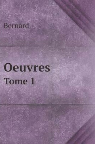 Cover of Oeuvres Tome 1