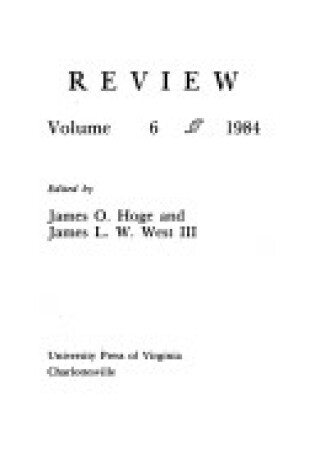 Cover of Review v. 6