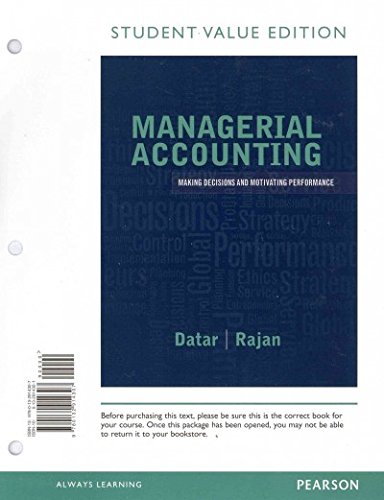 Book cover for Managerial Accounting