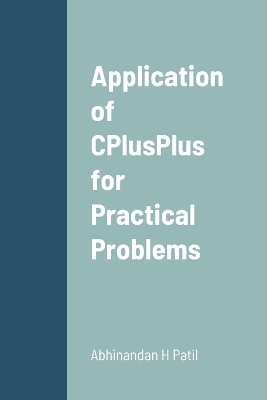 Book cover for Application of CPlusPlus for Practical Problems