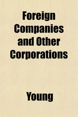 Book cover for Foreign Companies and Other Corporations