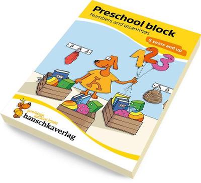 Book cover for Preschool block - Numbers and quantities 5 years and up, A5-Block