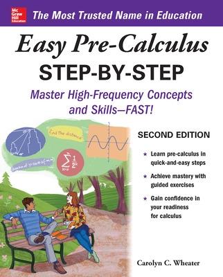 Book cover for Easy Pre-Calculus Step-by-Step, Second Edition