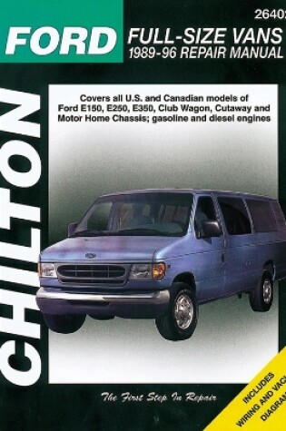 Cover of Ford Vans (89 - 96) (Chilton)