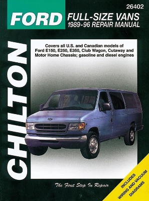 Book cover for Ford Vans (89 - 96) (Chilton)