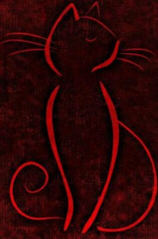 Cover of A Cool Drawing of a Cat on Red