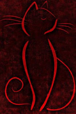 Book cover for A Cool Drawing of a Cat on Red